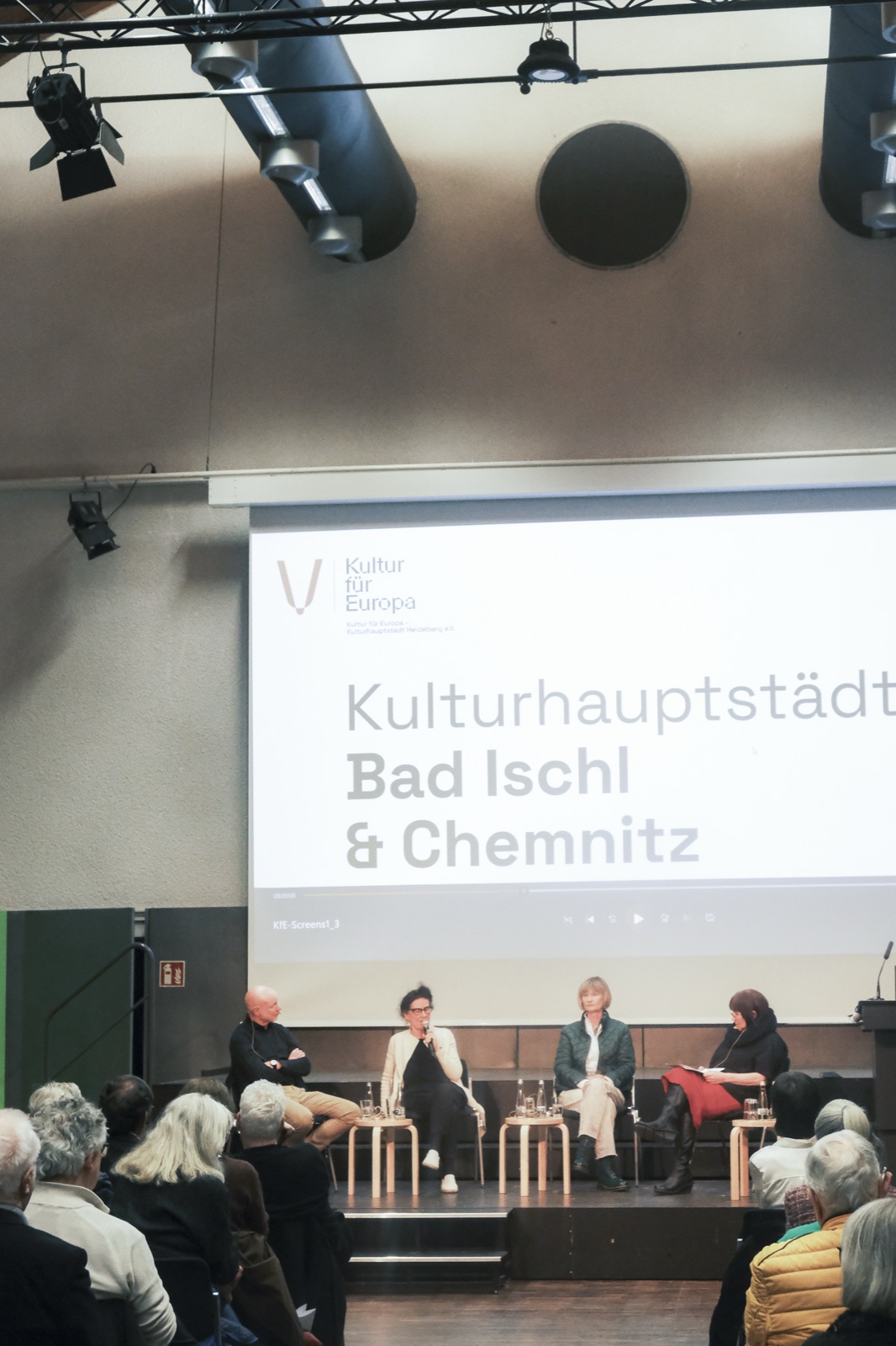 Blick ins Podium